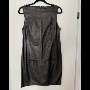 Vince 100% leather dress